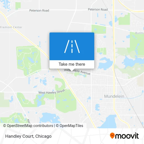 Handley Court map