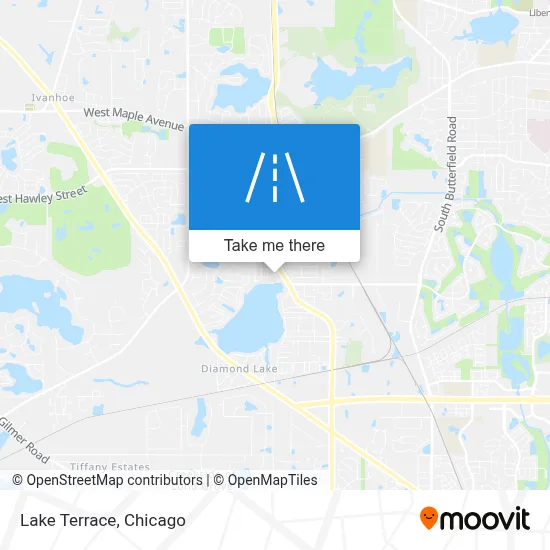 Lake Terrace map