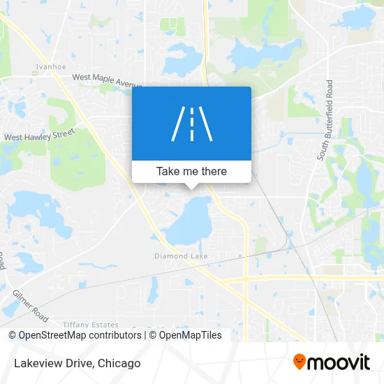 Lakeview Drive map