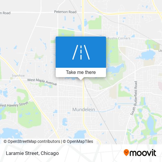 Laramie Street map