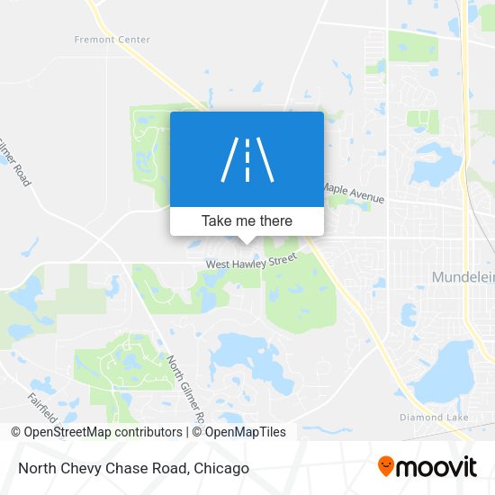 North Chevy Chase Road map