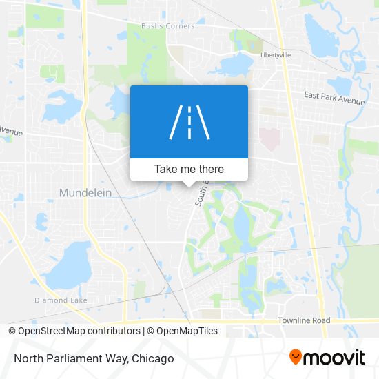 North Parliament Way map