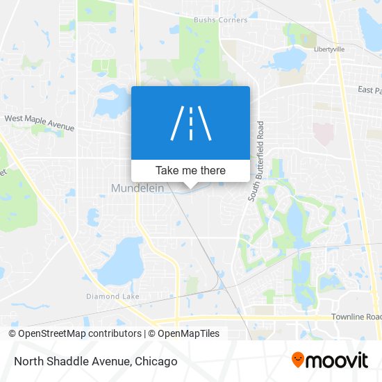 North Shaddle Avenue map