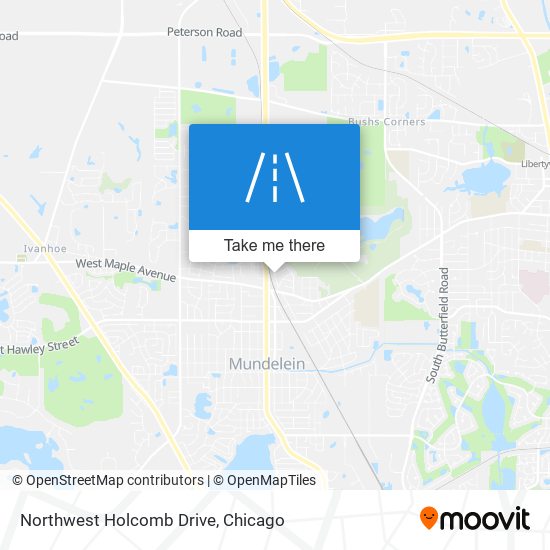 Mapa de Northwest Holcomb Drive