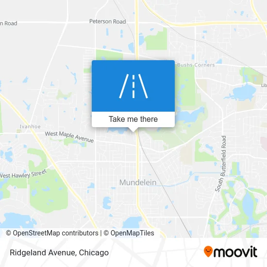 Ridgeland Avenue map