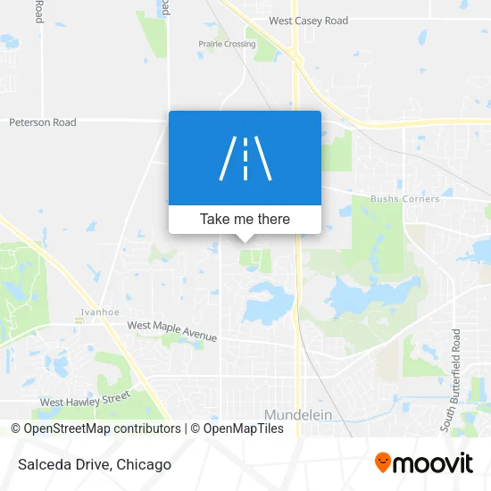 Salceda Drive map