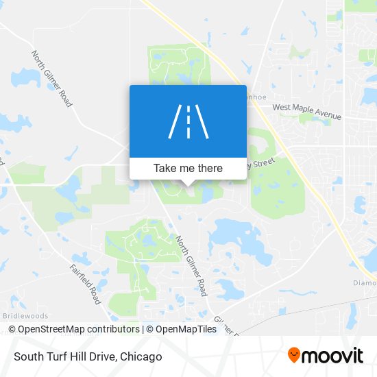 Mapa de South Turf Hill Drive