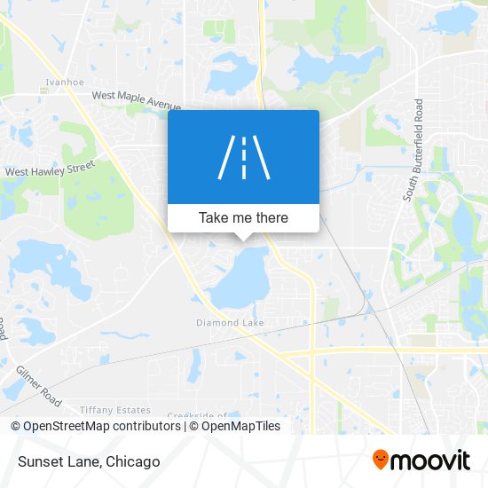 Sunset Lane map