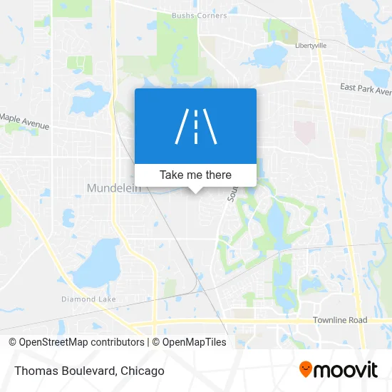 Thomas Boulevard map