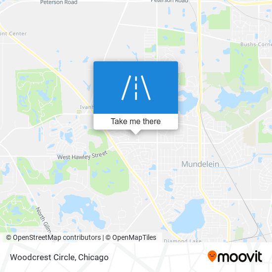 Mapa de Woodcrest Circle