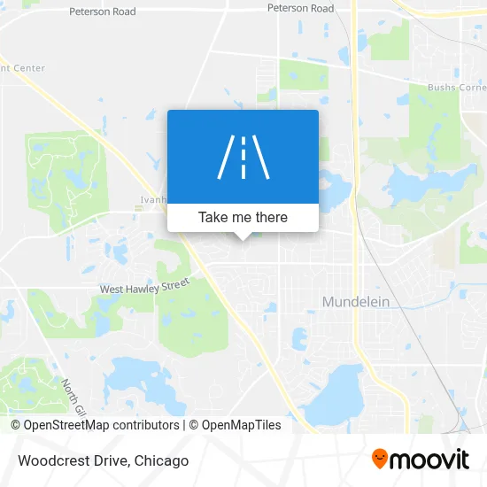 Woodcrest Drive map