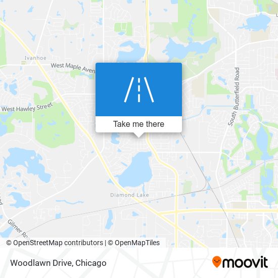 Woodlawn Drive map