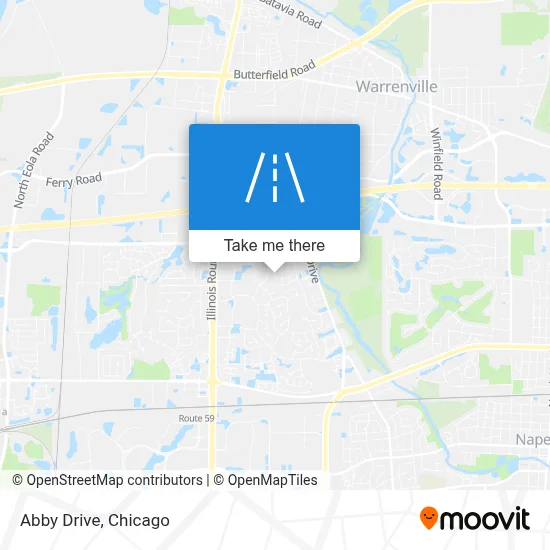 Abby Drive map