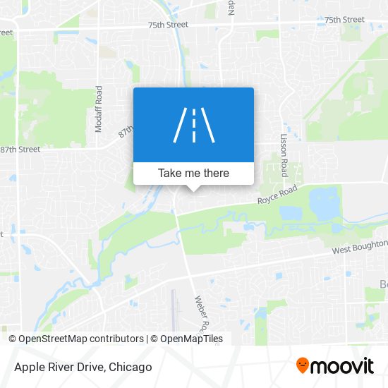 Apple River Drive map