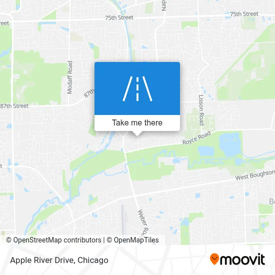 Apple River Drive map