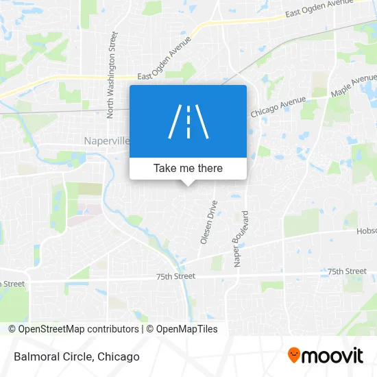 Balmoral Circle map