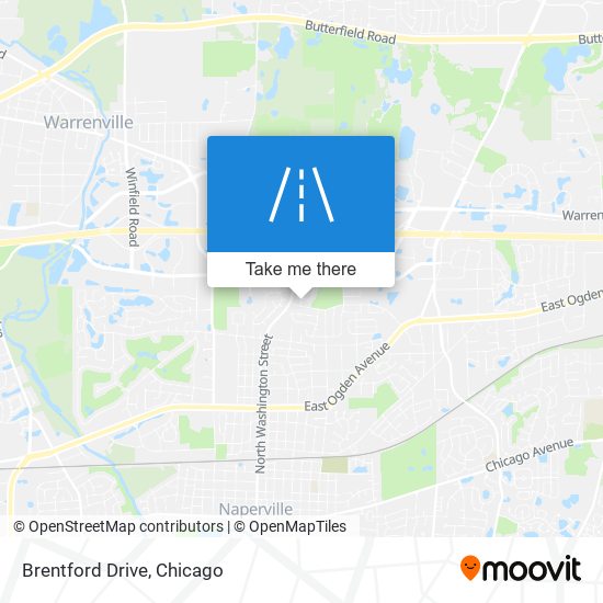 Brentford Drive map