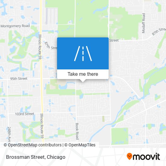 Brossman Street map