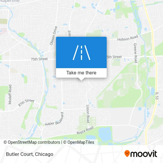 Butler Court map