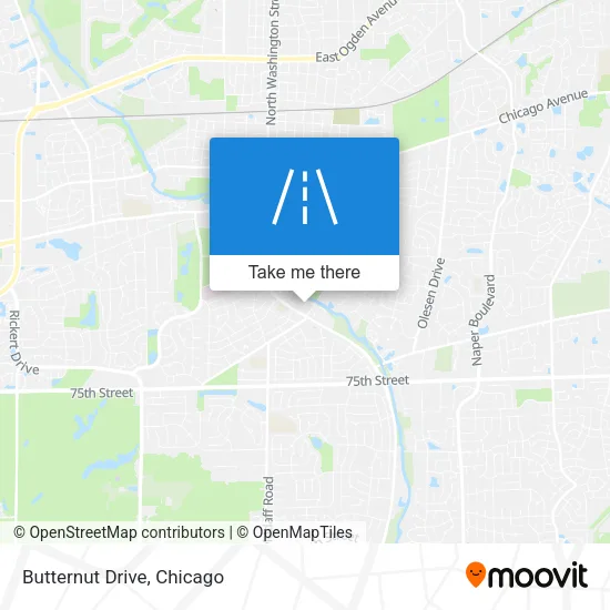 Butternut Drive map