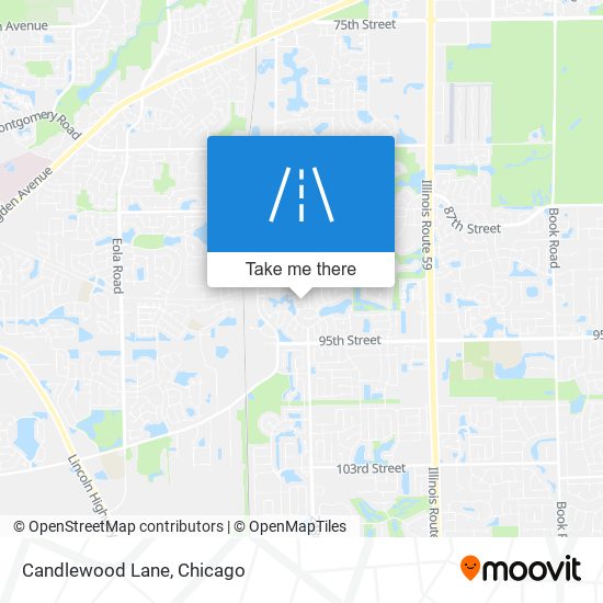 Candlewood Lane map