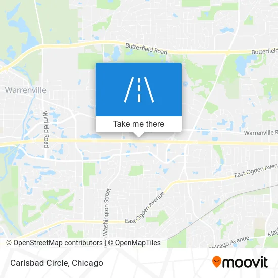 Carlsbad Circle map