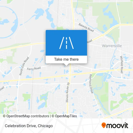 Celebration Drive map