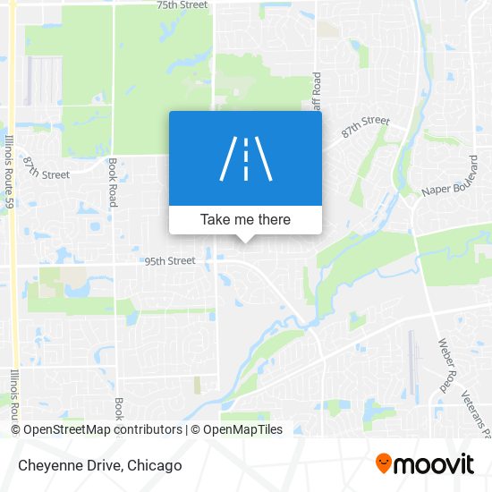 Cheyenne Drive map