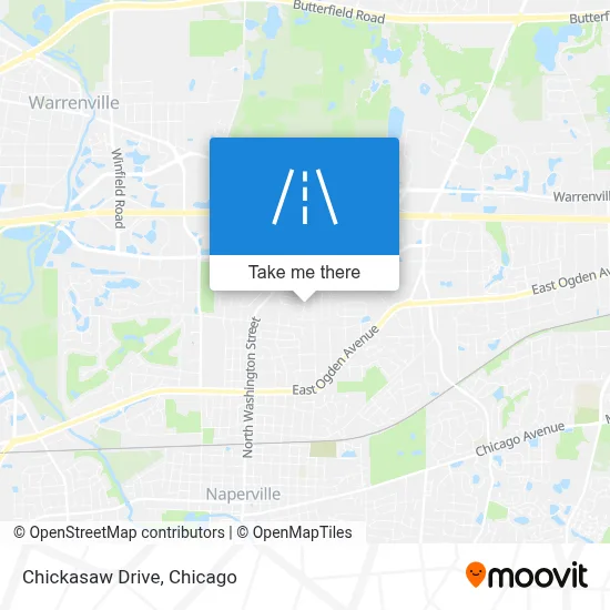 Chickasaw Drive map