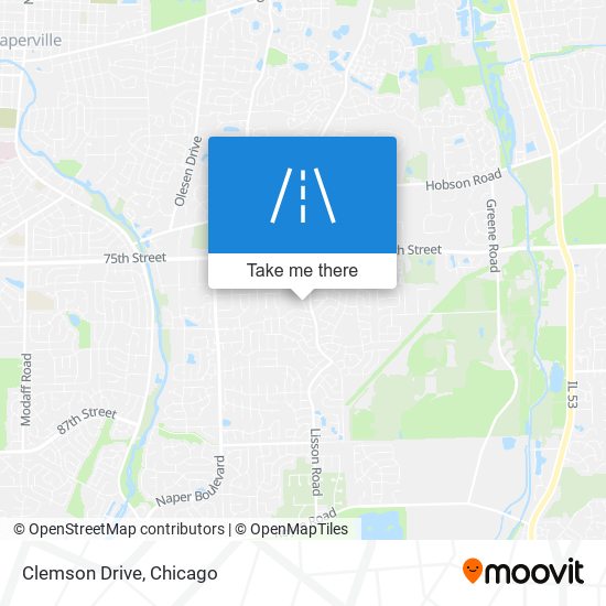 Mapa de Clemson Drive