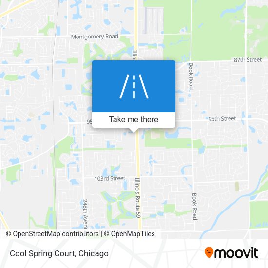 Mapa de Cool Spring Court