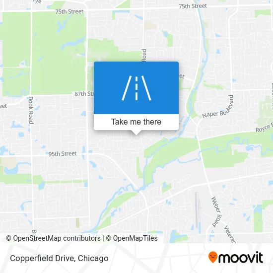 Copperfield Drive map