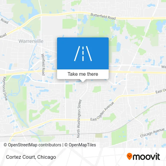 Cortez Court map