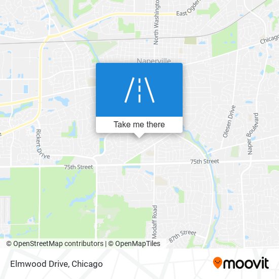 Elmwood Drive map