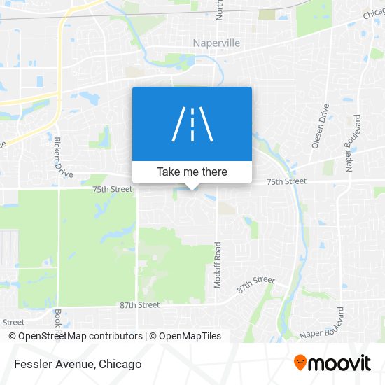 Fessler Avenue map