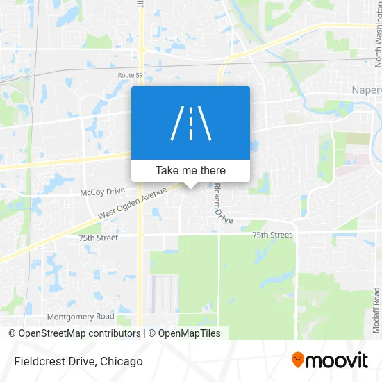 Fieldcrest Drive map