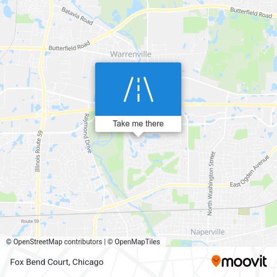 Mapa de Fox Bend Court