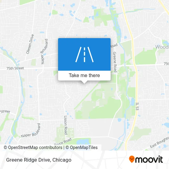 Greene Ridge Drive map