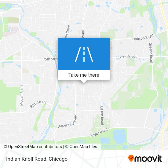 Mapa de Indian Knoll Road