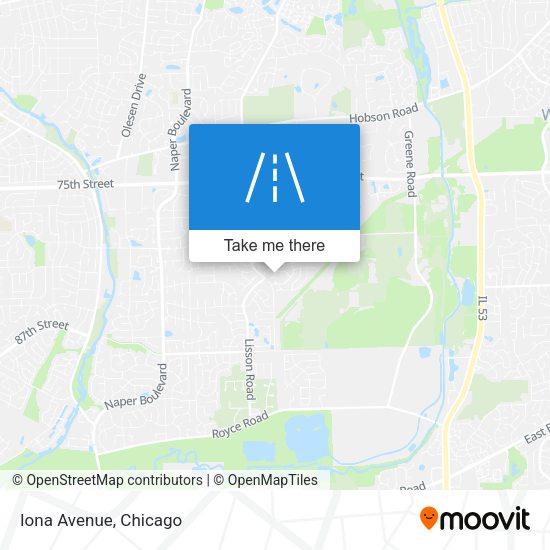 Mapa de Iona Avenue