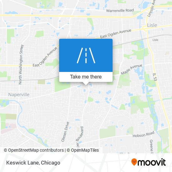 Mapa de Keswick Lane