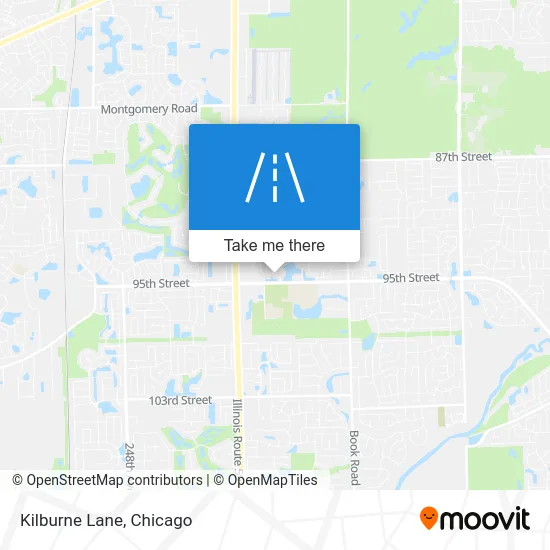 Kilburne Lane map