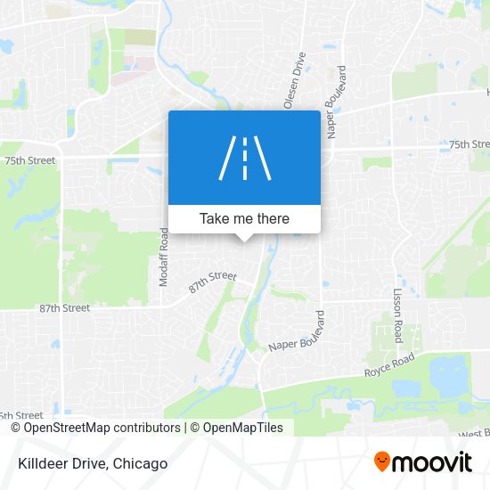 Killdeer Drive map