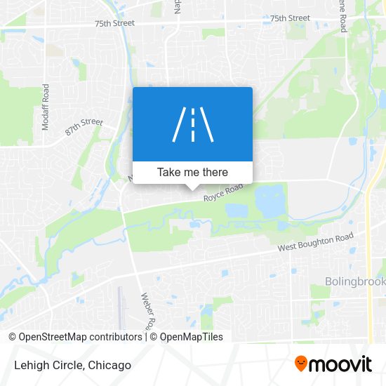 Mapa de Lehigh Circle