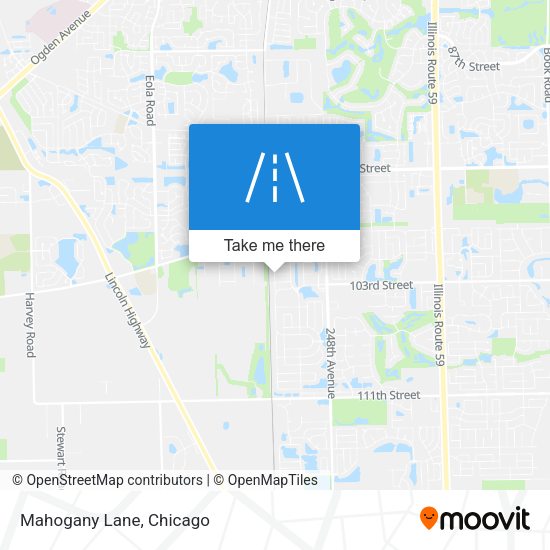 Mapa de Mahogany Lane