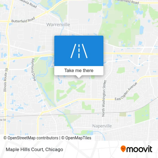 Maple Hills Court map