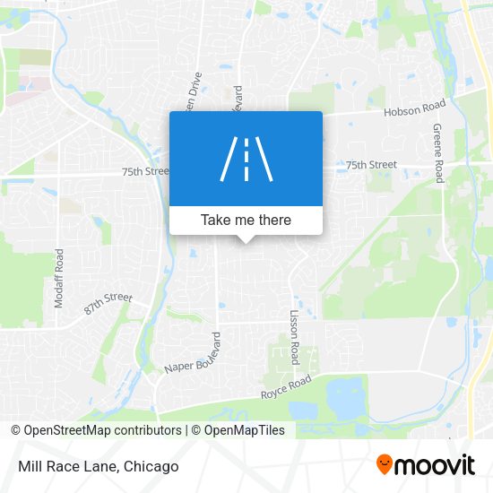 Mapa de Mill Race Lane