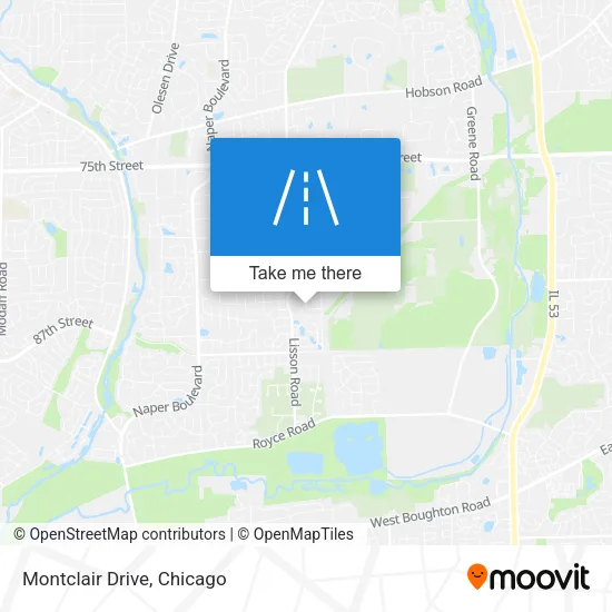 Montclair Drive map