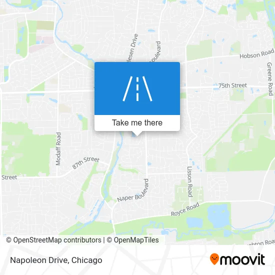 Napoleon Drive map
