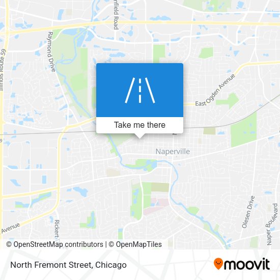 Mapa de North Fremont Street